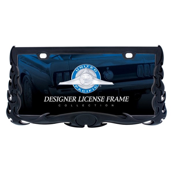 United Pacific® - Flame License Plate Frame