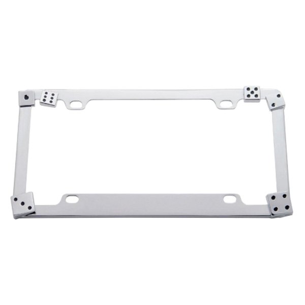 United Pacific® - Dice Style License Plate Frame
