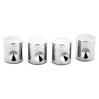 United Pacific® - Chrome Piston Valve Caps