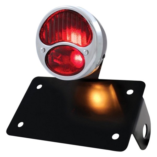 United Pacific® - Black/Red Euro Tail Light, Ford Model A