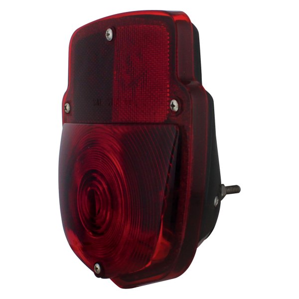 United Pacific® - Driver Side Black/Red Factory Style Tail Light
