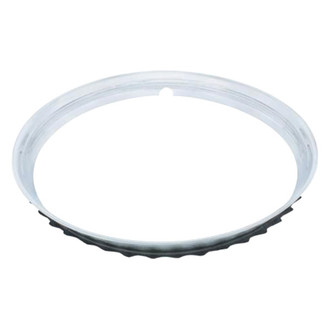 United Pacific® - Ribbed Stainless Steel Beauty Rim