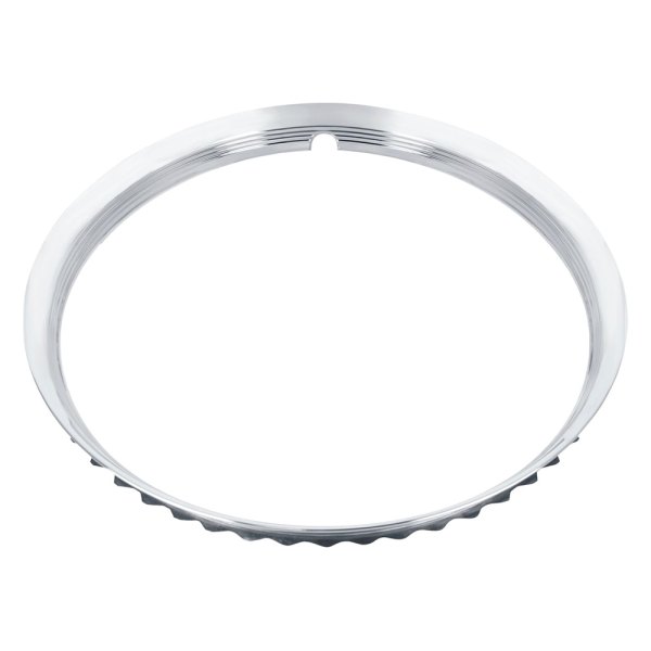 United Pacific® - Ribbed Stainless Steel Beauty Rim