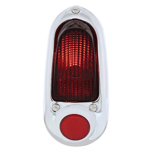 United Pacific® - Passenger Side Chrome/Red Euro Tail Light