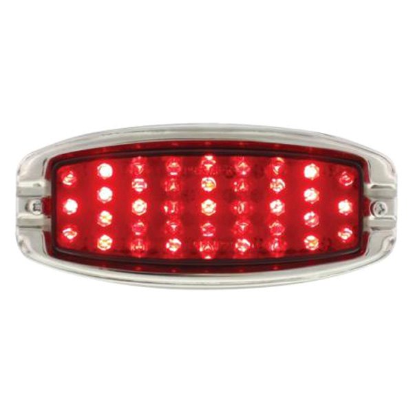 United Pacific® - Driver Side Black/Red LED Tail Light, Chevy Fleetmaster