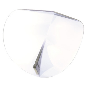 United Pacific Bi-Flector Bug Deflector - Amber, Hood-Mounted For Classic Cars & Hot Rods