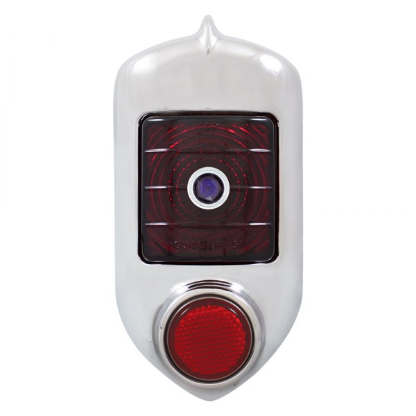 United Pacific® - Chrome/Red Euro Tail Light