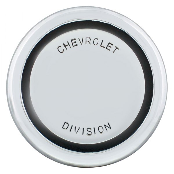 United Pacific® - Chrome Horn Button Cap with Chevrolet Division Markings