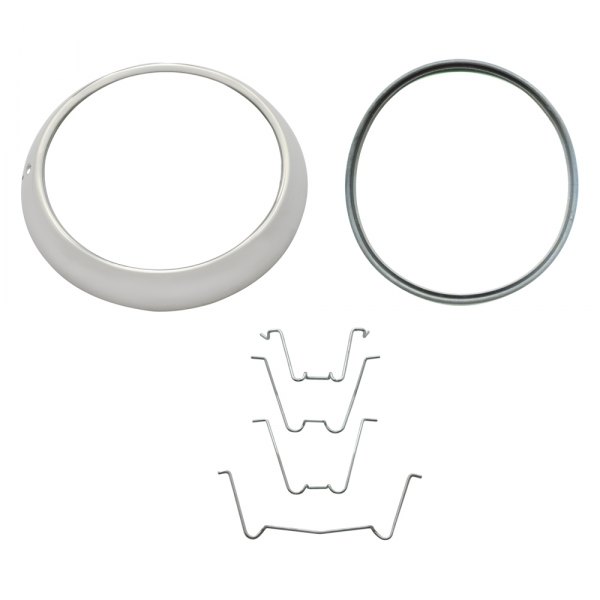 United Pacific® - Headlight Rim Kit with Gaskets and Clips