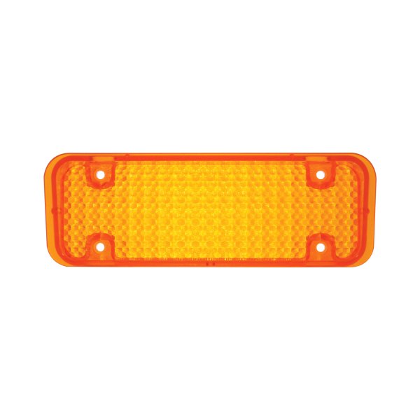 United Pacific® - Passenger Side Amber Factory Style Turn Signal/Parking Light Lens