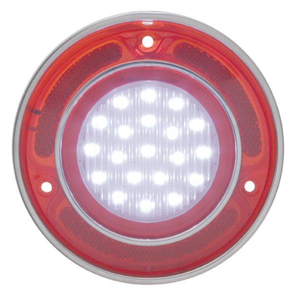United Pacific® - Red LED Backup Light Upgrade Kit, Chevy Corvette