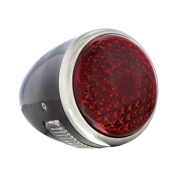 United Pacific® - Driver Side Black/Red Euro Tail Light