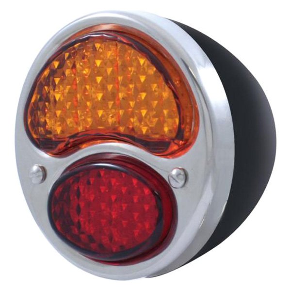 United Pacific® - Passenger Side Black Red/Amber LED Tail Light, Ford Model A