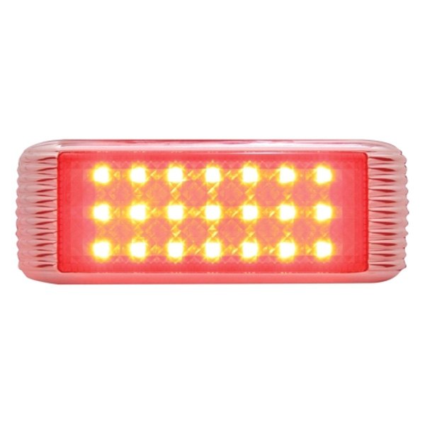 United Pacific® - Chrome/Red LED Tail Light