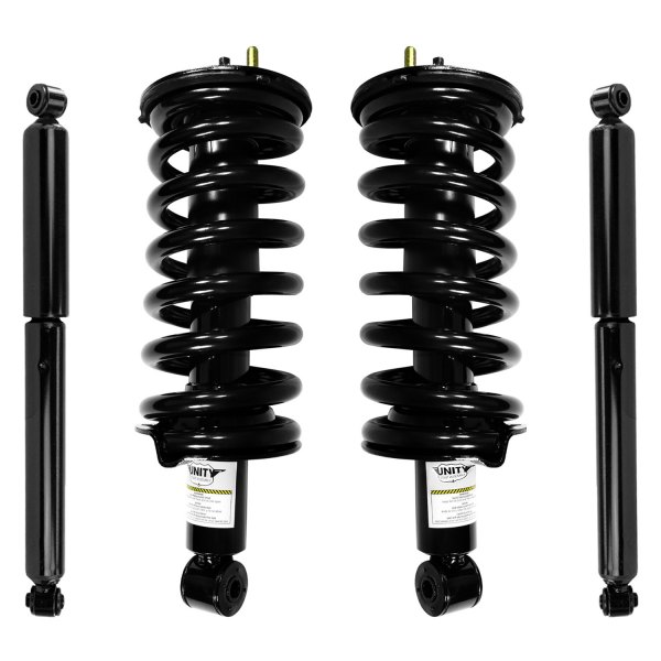 Unity Automotive® 4-11300-255400-001 - Front and Rear Shock Absorbers ...