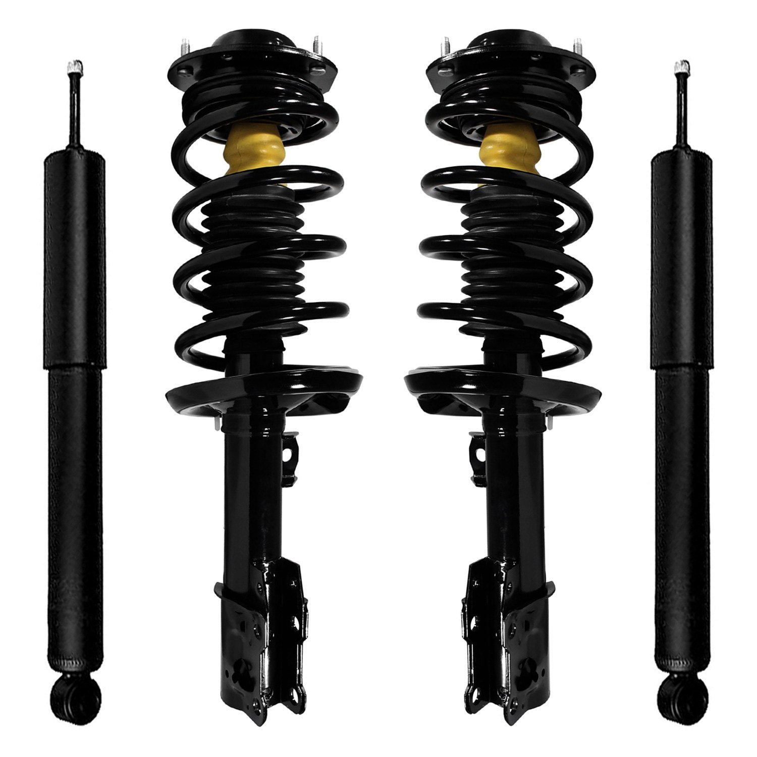 Unity Automotive® 4 11671 251040 001 Front And Rear Shock Absorbers