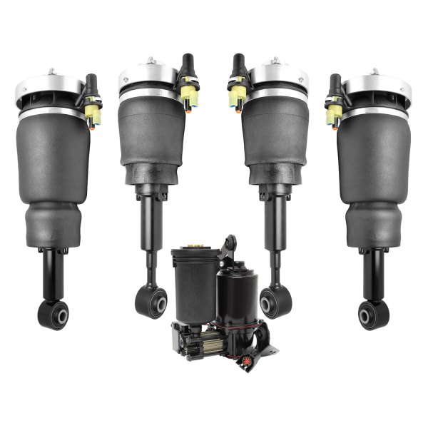 Unity Automotive® - Front and Rear Remanufactured Non-Electronic Air Suspension Kit