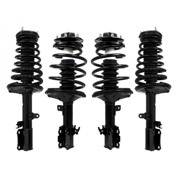 Front Complete Suspension Shocks Strut And Coil Spring Mount Assemblies Kit For Toyota Camry