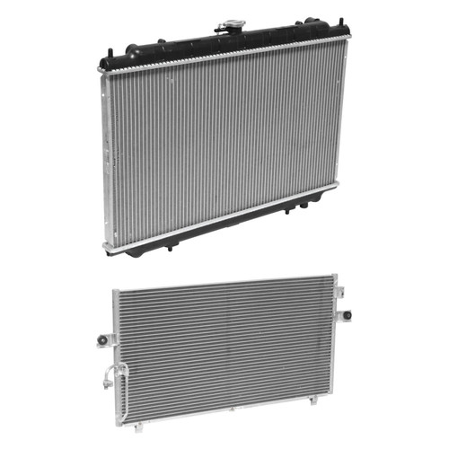 Radiator Is Condensor Universal Air Conditioner® BNDL-474818 - Radiator and Condenser Kit