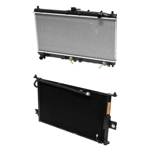 Radiator Is Condensor Universal Air Conditioner® BNDL-476195 - Radiator and Condenser Kit