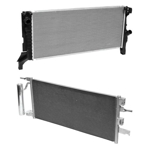 Radiator Is Condensor Universal Air Conditioner® BNDL-477309 - Radiator and Condenser Kit