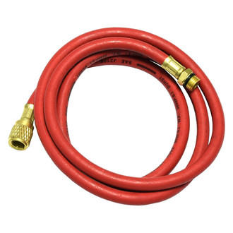Universal Air Conditioner® - 60" Red R-134a Charging Hose with Male 14 mm x 1/2" Acme Fittings