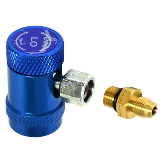 Universal Air Conditioner® TO7626C - Blue R-1234yf Low Side Coupler with Adapter
