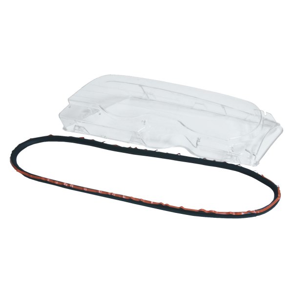 URO Parts® - Driver Side Headlight Lens with Gasket, BMW 3-Series