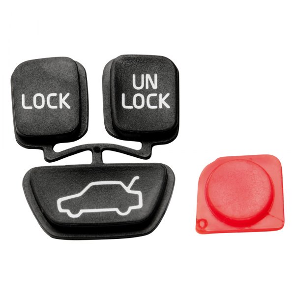 URO Parts® - 4-Button Replacement Remote Key Button Insert