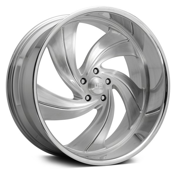 .S. MAGS® - CYCLONE 5 FORGED PRECISION MONOBLOCK Brushed Gloss Clear