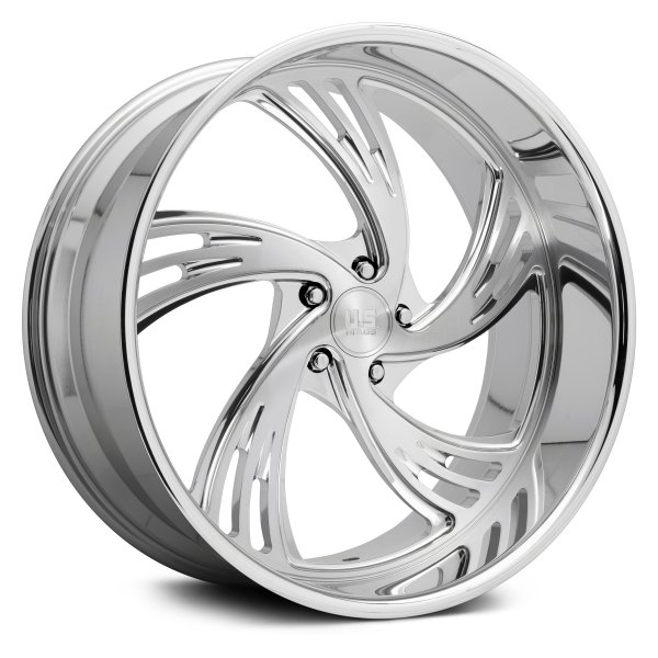 U.S. MAGS® - OUTRAGE 5 Forged Street Monoblock Brushed with Polished Accents and Lip