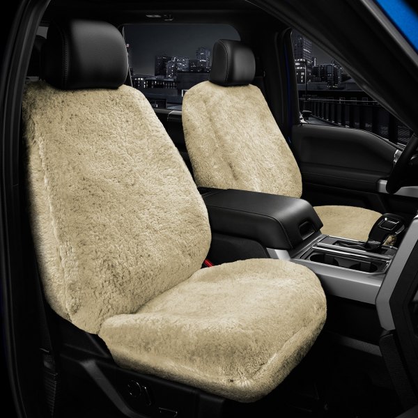 US Sheepskin® - Tailor-Made Deluxe Superfit 1st Row Camel Seat Cover
