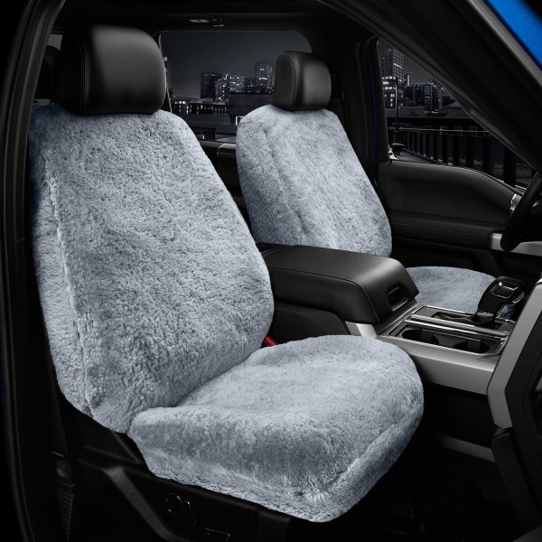 US Sheepskin® - Tailor-Made Deluxe Superfit 1st Row Silver Seat Cover