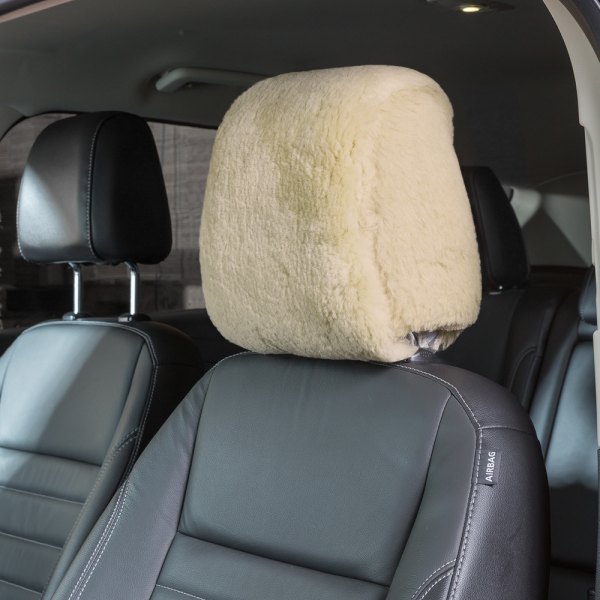US Sheepskin® - Tailor-Made Deluxe Superfit Camel Headrest Cover