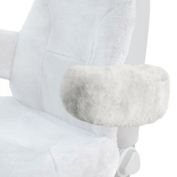 US Sheepskin® - Tailor-Made Deluxe Superfit White Armrest Cover