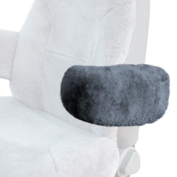 US Sheepskin® - Tailor-Made Deluxe Superfit Charcoal Armrest Cover