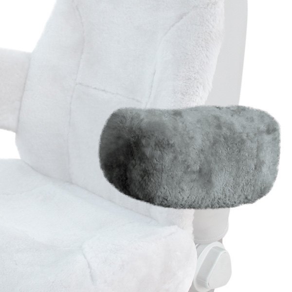 US Sheepskin® - Tailor-Made Deluxe Superfit Pewter Armrest Cover