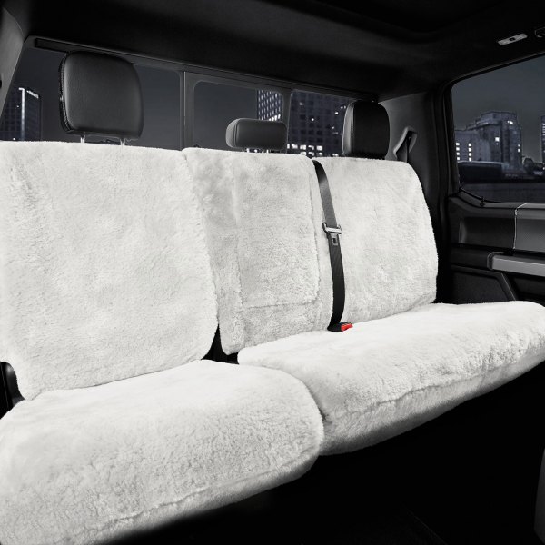 US Sheepskin® - Tailor-Made All Sheepskin 3rd Row White Seat Cover