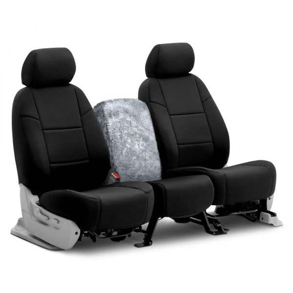 US Sheepskin® - Tailor-Made All Sheepskin 1st Row Silver Seat Cover