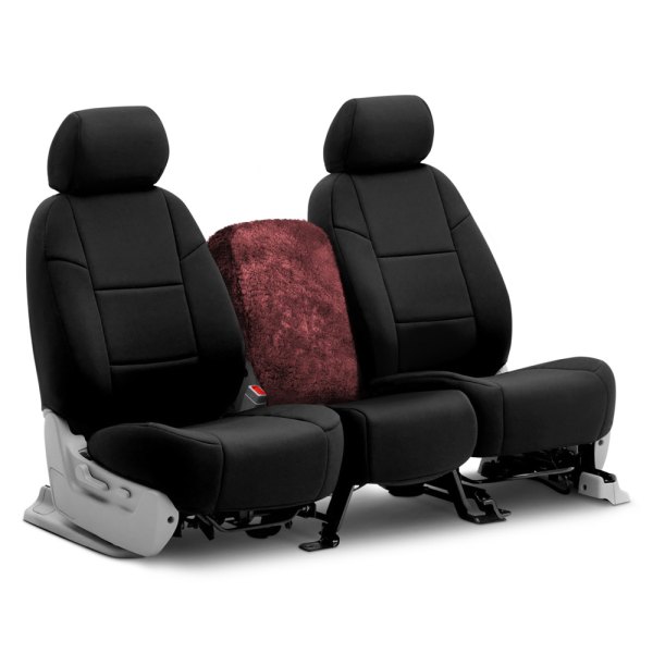 US Sheepskin® - Tailor-Made All Sheepskin 2nd Row Burgundy Seat Cover