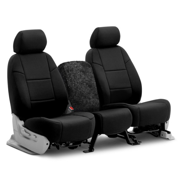 US Sheepskin® - Tailor-Made All Sheepskin 1st Row Black Seat Cover