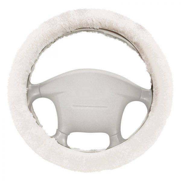 US Sheepskin® - Pearl Steering Wheel Cover