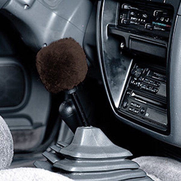 US Sheepskin® - Brown Shift Knob Cover