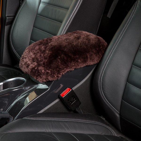 US Sheepskin® - Tailor-Made All Sheepskin Brown Console Cover