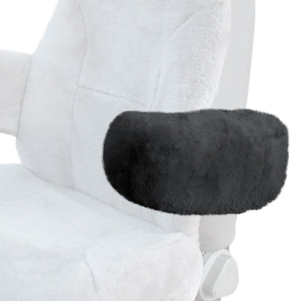 US Sheepskin® - Tailor-Made All Sheepskin Black Armrest Cover