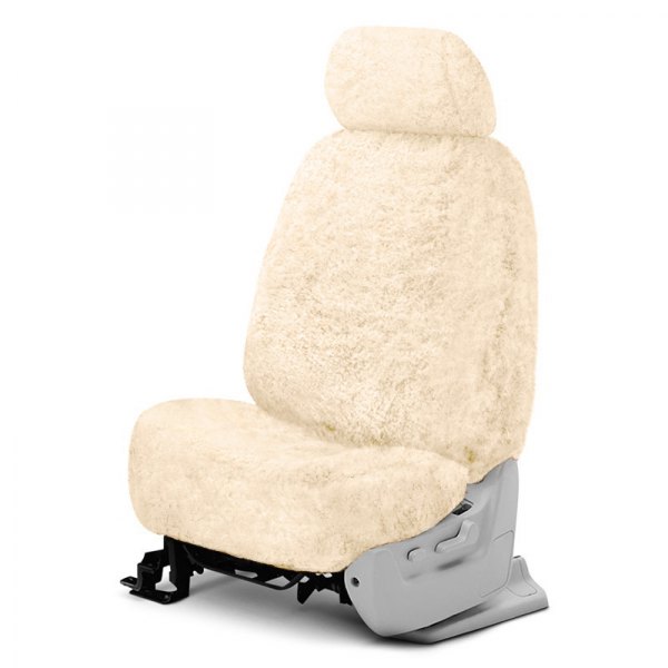 US Sheepskin® - Ready-Made All Sheepskin Double Cap Camel Seat Cover