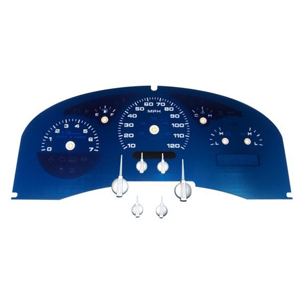 US Speedo® - Aqua Edition Gauge Face Kit, 120 MPH