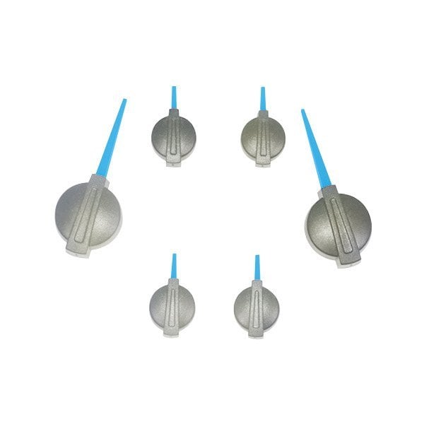 US Speedo® NED030 Speedometer Needle Kit with Satin Hub, Blue