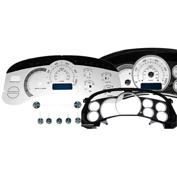 Custom Gauge Overlay Install Kit Custom Red Escalade-Style Gauge - Foto 5