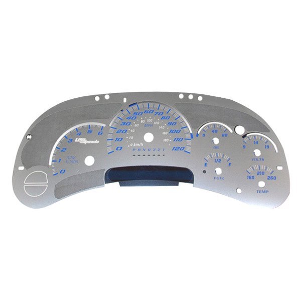US Speedo® Chevy Tahoe 2006 Stainless Steel Gauge Face Kits